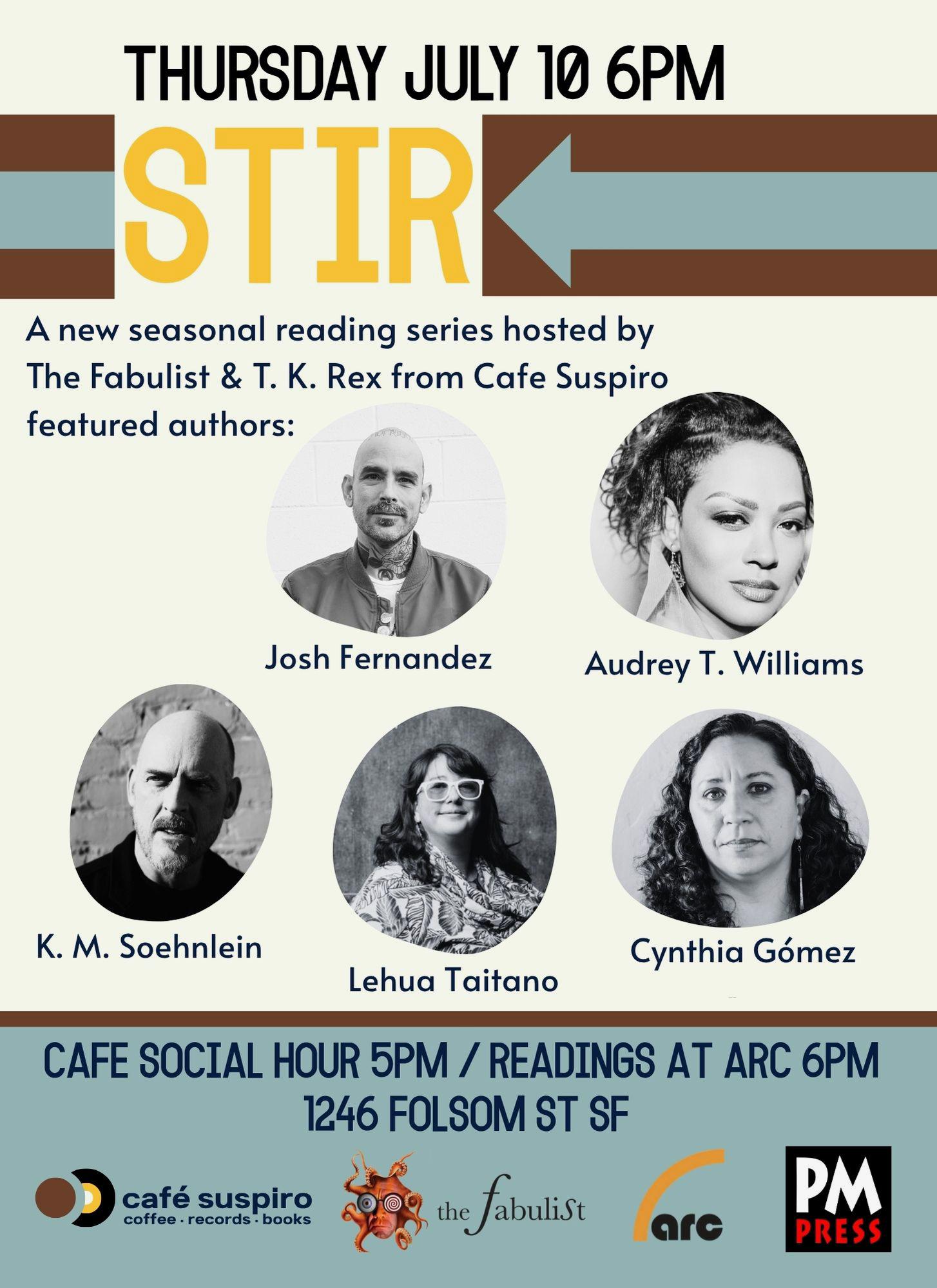 New reading series in San Francisco launches July 10